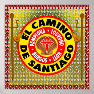 De Santiago EL-Camino Poster