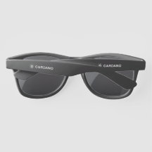 Cardano Logo complet avec texte blanc - Lunettes d