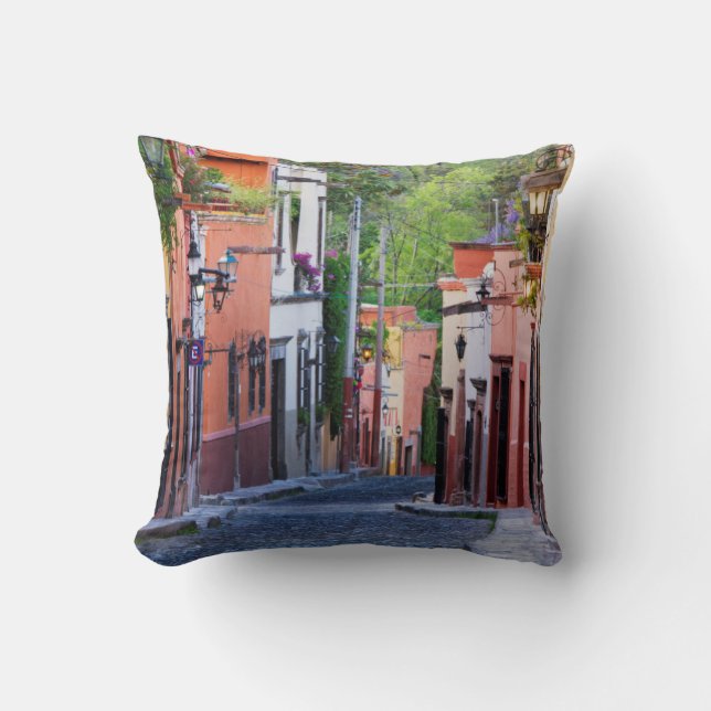 De Sollano Street, San Miguel De Allende Kissen (Vorderseite)