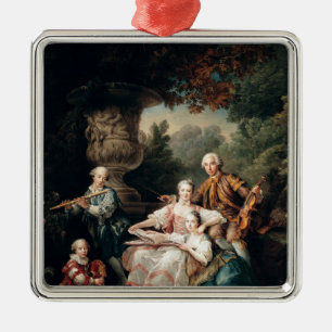 De Sourches Louis du Bouchet Marquis Silbernes Ornament