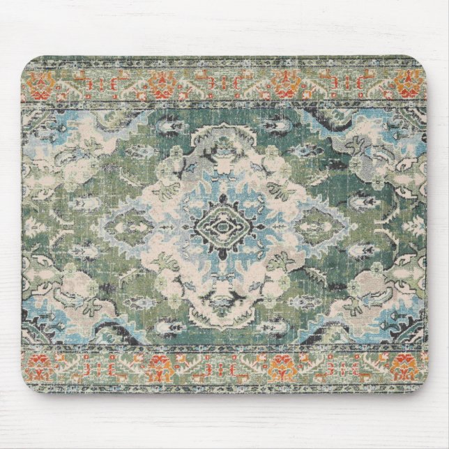De Souris Tapis vert antique (Devant)