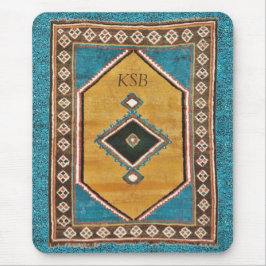 De Souris Trésor Turquoise Antique Perse Oriental Tapis