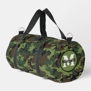 De Sport Camo Camouflage armée Monogramme petit sac duffel