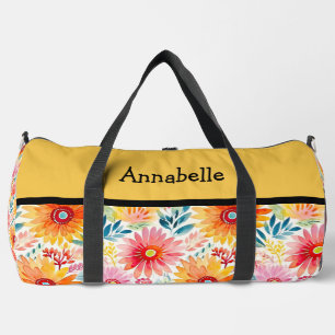 De Sport Faisceaux colorés Imprimer Grand Duffel Coupé Sac 
