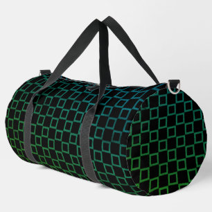 De Sport Imprimer le sac à couture noir vert