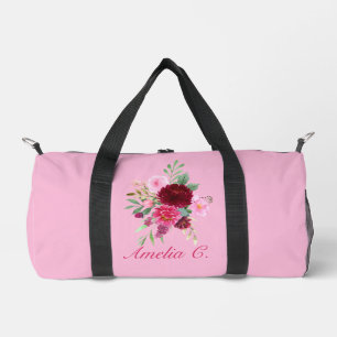De Sport Joli sac floral rose Duffel