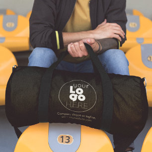 De Sport Logo Professionnel Blanc Personnalisé Sur Sac Duff