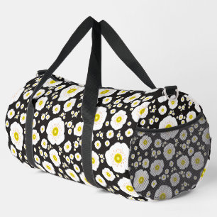 De Sport Papillons blancs Grand sac Duffel