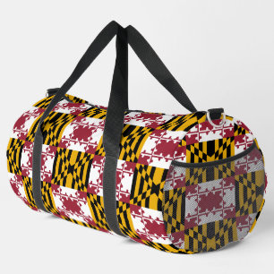 De Sport Print Cut Sac à coudre avec le drapeau du Maryland