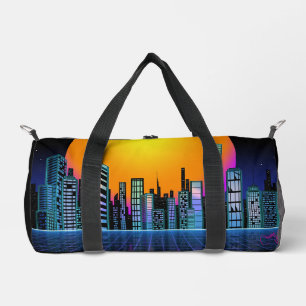 De Sport Sac à coudre à impression Retro City-1