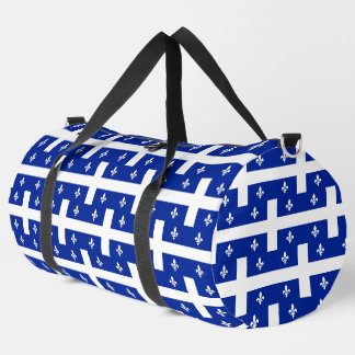 De Sport Sac à coudre imprimé avec le drapeau du Québec, Ca