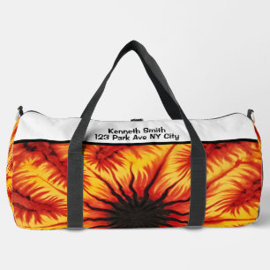 De Sport Sac à engrenages personnalisé avec motif abstrait