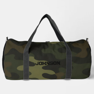 De Sport Sac camouflage audacieux personnalisé avec nom en