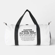 Sac Duffel 30L personnalisé tout sur impression