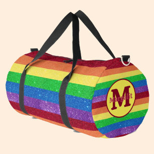 De Sport Sac fourre-tout grand format rayé monogramme arc-e