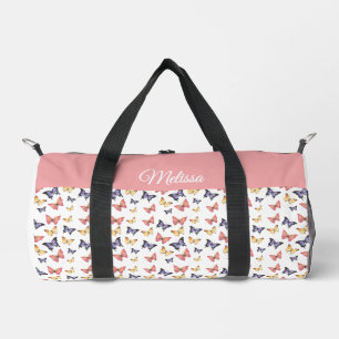 De Sport Sac fourre-tout monogramme papillons rose violet