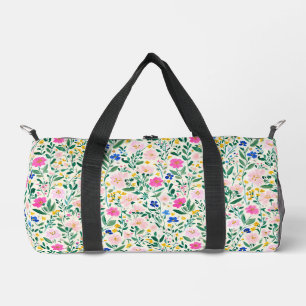 De Sport Sac polochon floral coloré amusant