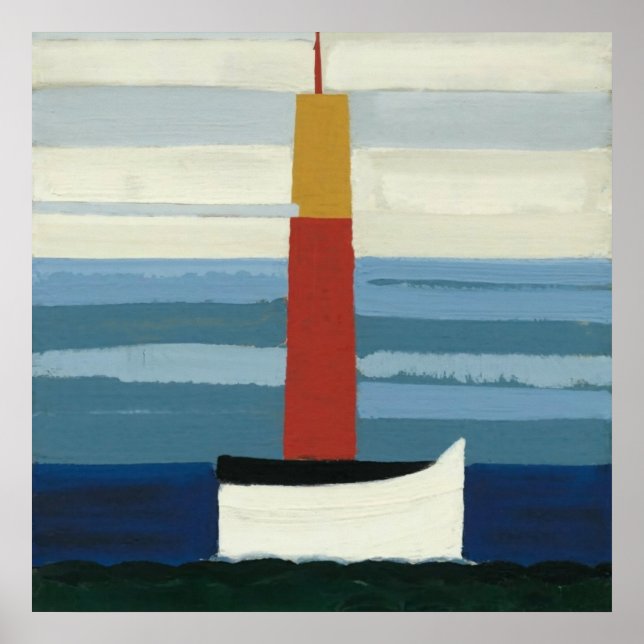 de stael le phare, 1953, Nicolas de Staël Poster (Vorne)