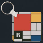 De Stijl Inspirierte Monogramm der farbigen Primär Schlüsselanhänger<br><div class="desc">De Stijl inspirierte Design mit personalisierbarem Textbereich. De Stijl, Niederländisch für "Stil", auch als Neoplastik bezeichnet, ist eine Kunstbewegung, die 1917 in den Niederlanden mit dem Schwerpunkt auf geradlinigen Formen und Primärfarben gegründet wurde. Der Stil hat sich im Laufe der Zeit bewahrt und ist perfekt geeignet, um unseren modernen Lebensstil...</div>