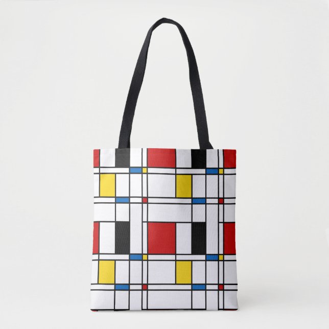 De Stijl-Muster Tasche (Vorderseite)