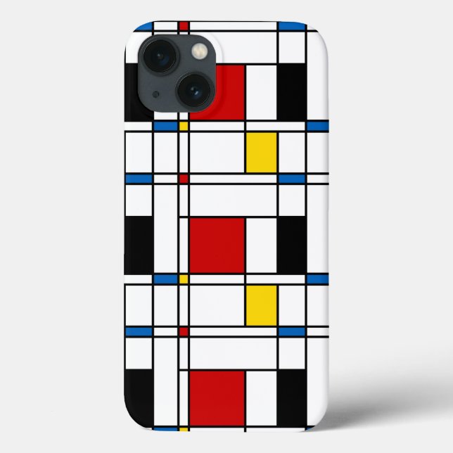 De Stijl Pattern Case-Mate iPhone Hülle (Rückseite)