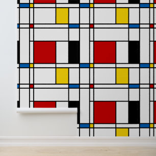 De Stijl Pattern Tapete