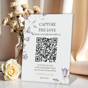 De Table Élégant Floral Capter le signe Mariage d'amour