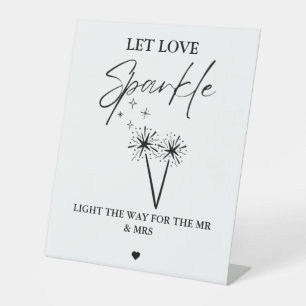 De Table Mini moderne laissez l'amour lumineux signe Mariag