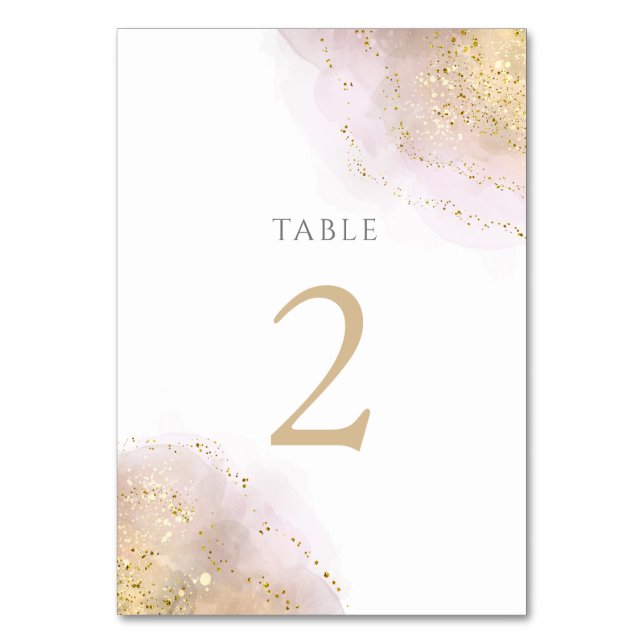 De Table plan d'aquarelle Tableau Numéro 2 (Par défaut)