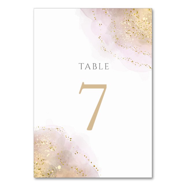 De Table plan d'aquarelle Tableau Numéro 7 (Par défaut)