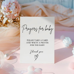 De Table Prières pour bébé bien souhaits pour le signe Baby