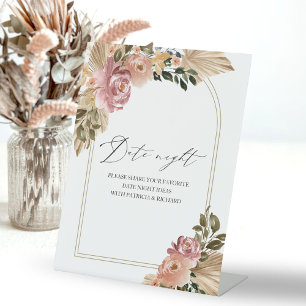 De Table Signe Chic Boho Fête des mariées Date Night Jar