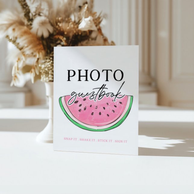 De Table SIGNE D'UN Melon Pastèque Livre D'Or (Créateur téléchargé)