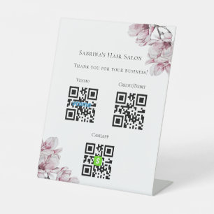 De Table Signe professionnel Floral pour payer l'entreprise