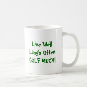 De TASSE de rire GOLF bon vivant souvent BEAUCOUP