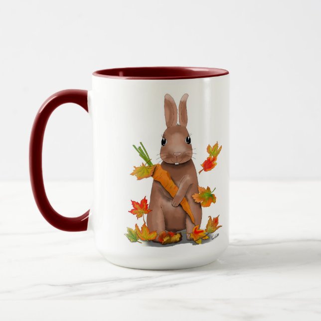 DE Tasse Hase im Herbst (Links)