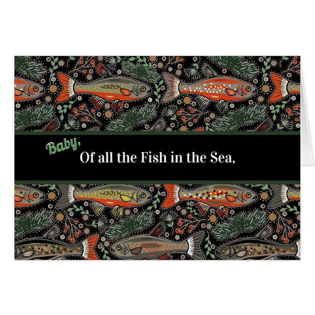 De tous les poissons de la mer, tu es celui qui me (Devant horizontal)