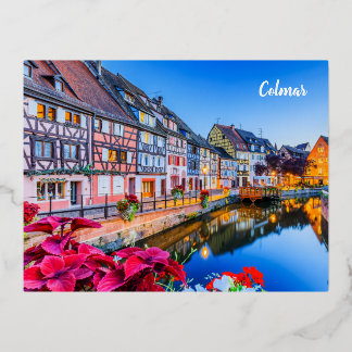 De Vacances En Aluminium carte postale "Colmar" France