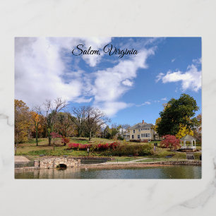 De Vacances En Aluminium Carte postale Salem Virginia