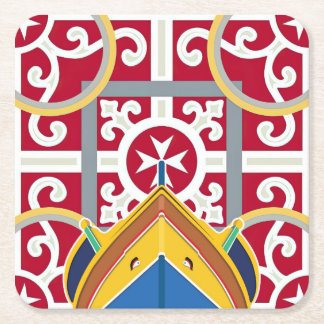 De Verre Carré Carrelage maltais et Luzzu Design - Malte Dessous