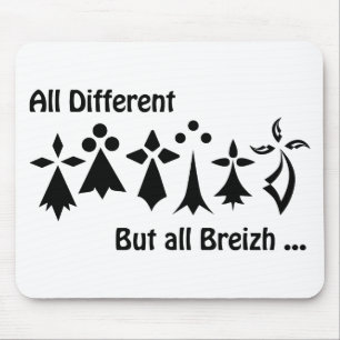 DE verschiedenes Ziel DE Breizh die Bretagne Mousepad