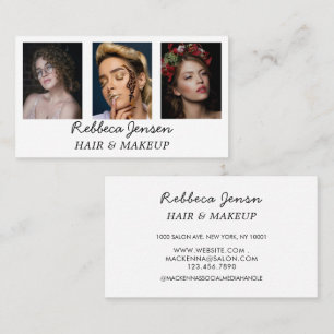 De Visite 3 Photo Maquillage Artiste Carte postale Affaires