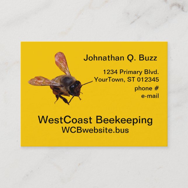 De Visite Autobus. carte - l'apiculture (Devant)