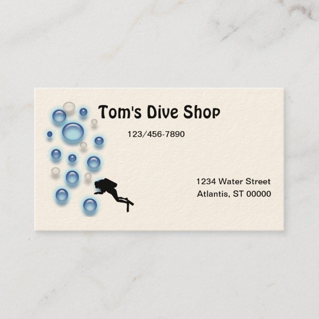 De Visite Bus. Carte - Diver (Devant)