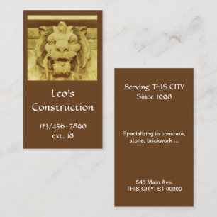 De Visite Bus. Carte - Élément architectural