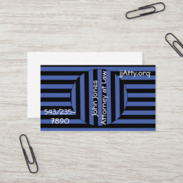 De Visite Bus. Carte - Rayures Illusion Optique