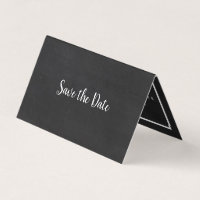 Calendrier Chalkboard Moderne Enregistrer La Carte