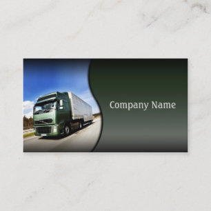 De Visite Camion Vert Sur La Carte Routière