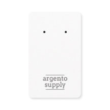 Carte à oreille verticale - Ajoutez votre logo