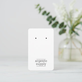 De Visite Carte à oreille verticale - Ajoutez votre logo